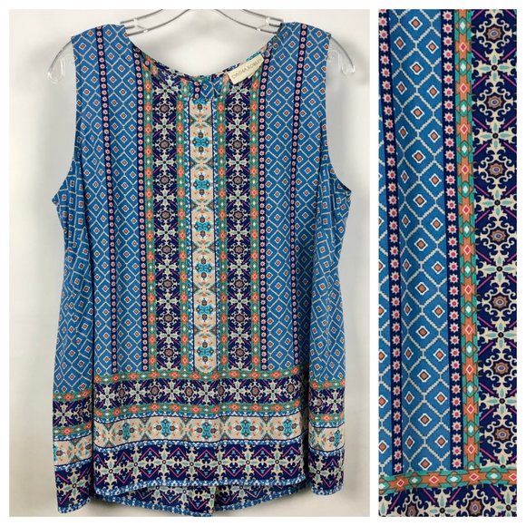 Cynthia Rowley Tops - Cynthia Rowley sleeveless tank top w button top